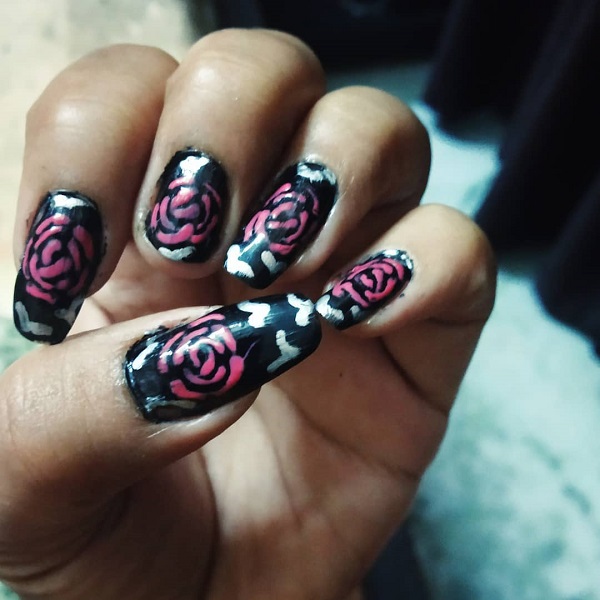 flower nail ideas