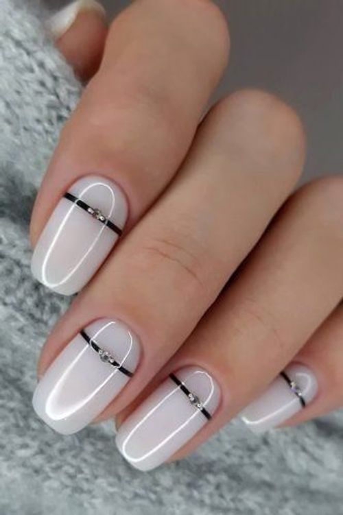 Ring nails square short white acrylic nails _ square white acrylic nails