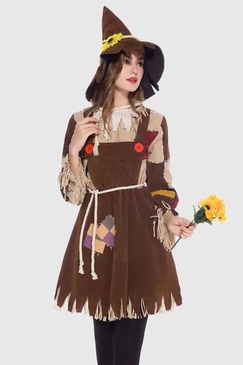 Adult scarecrow costume-scarecrow costume womens