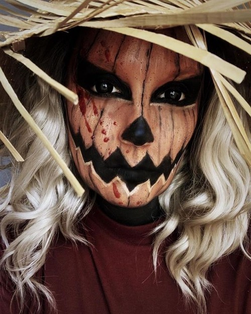 Scarecrow halloween costume-scarecrow halloween costume makeup