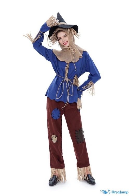 Wizard of oz scarecrow costume-female wizard of oz scarecrow costume