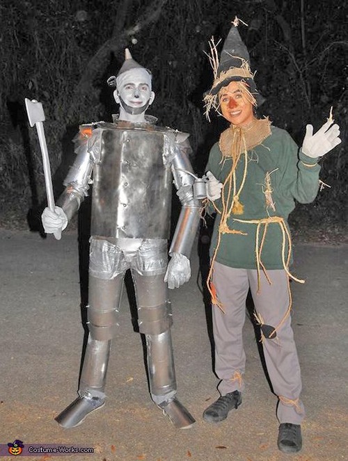 Wizard of oz scarecrow costume-wizard of oz tin man costume