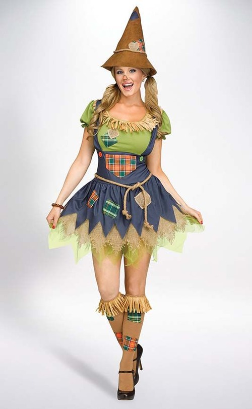 Women's scarecrow costume-scarecrow costume adults