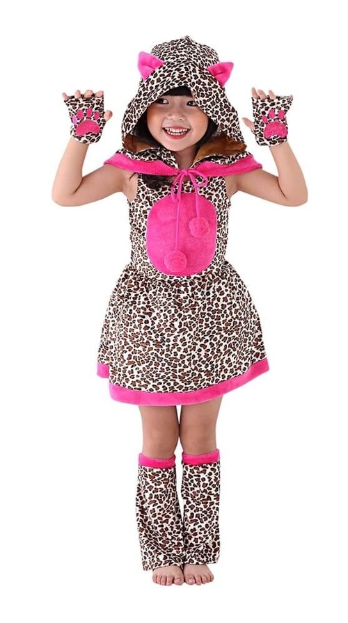 cheetah girls halloween costume - kids cheetah costume