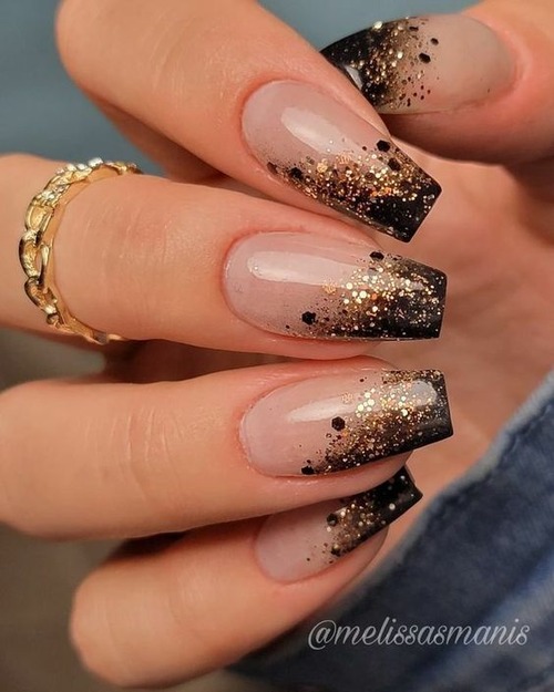 glitter birthday nails - nails with glitter ideas