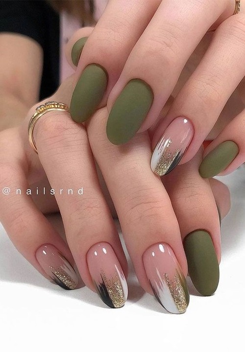 matte sage green nails - how to make sage green nail polish