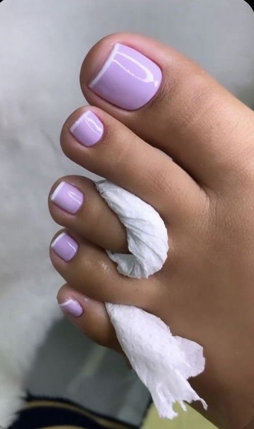 short acrylic toenails - acrylic nails on toes without nails