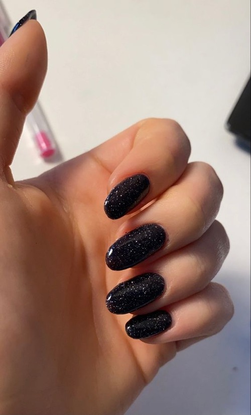 black sparkly nails - black sparkly nails acrylic