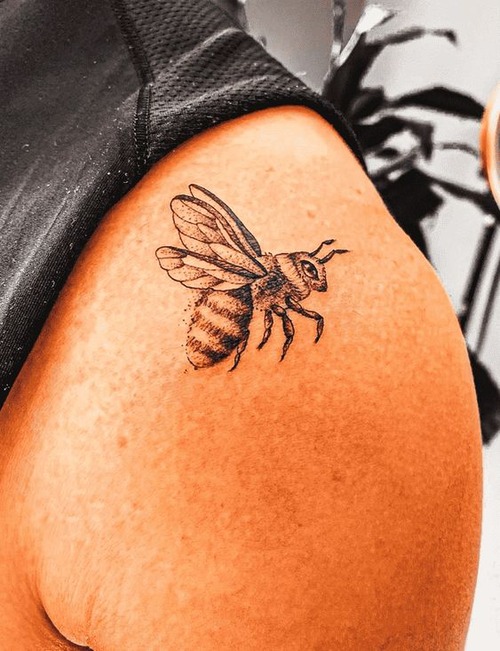 bumble bee tattoo - bumble bee tattoo small
