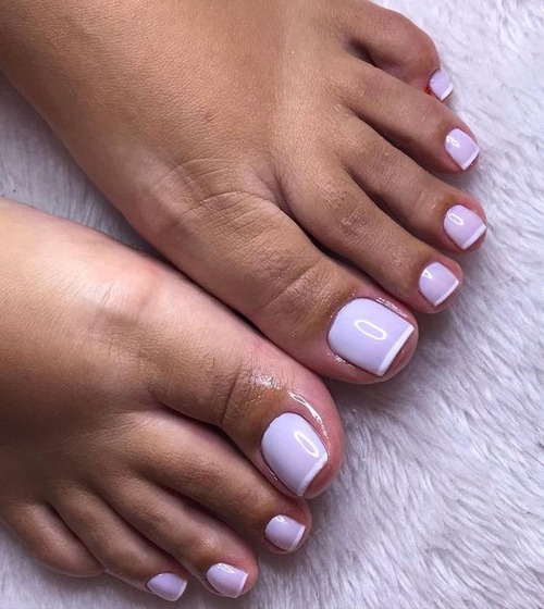 pink and white french tip toes - pink and white french tip toes with diamonds