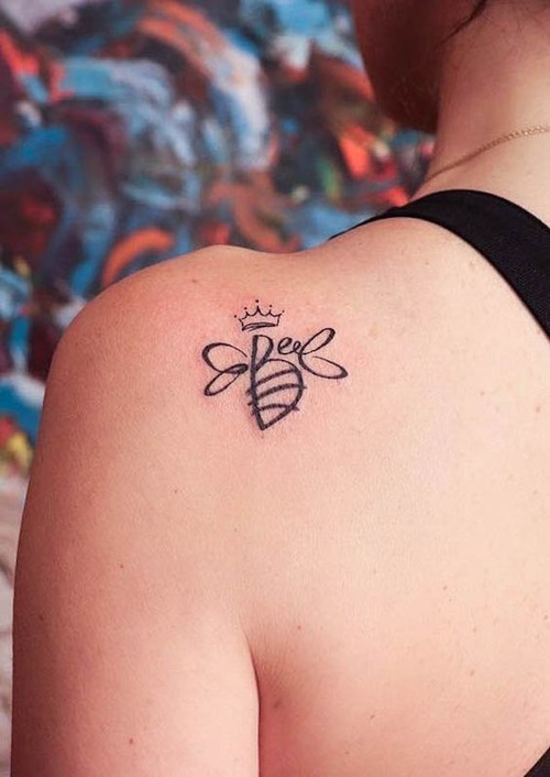 queen bee tattoo - queen bee tattoo ideas