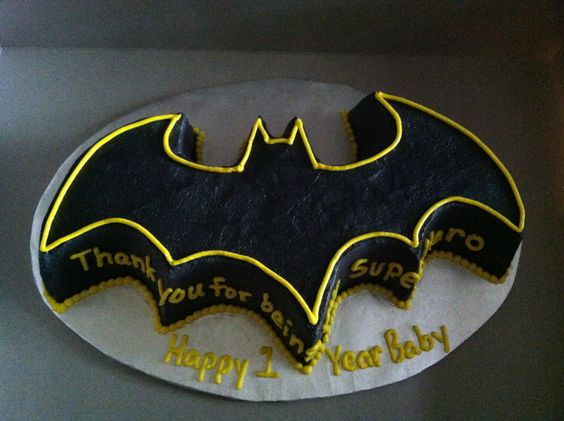 batman cake 1 year