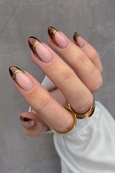 clear almond nails