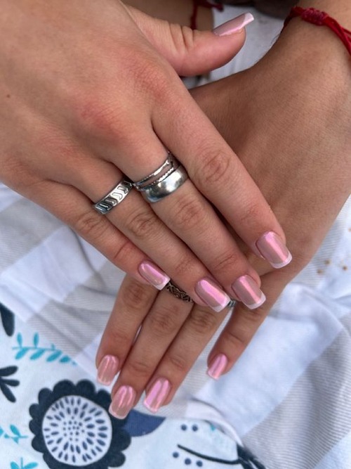 pink chrome nails - pink chrome nails 2023
