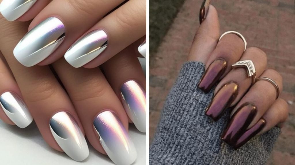 Be the Center of Attention with These Gorgeous Chrome Nail Designs summer chrome nails
