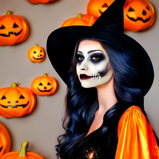 ghost halloween makeup