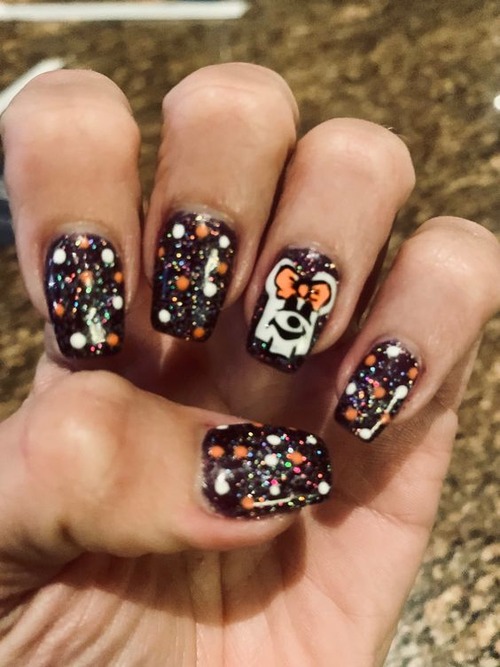 disney halloween nail designs - halloween nails