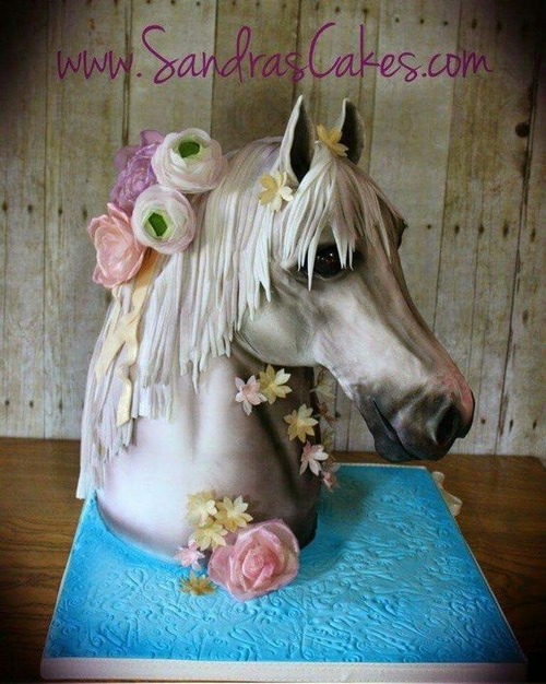 horse head cake - easy horse head cake