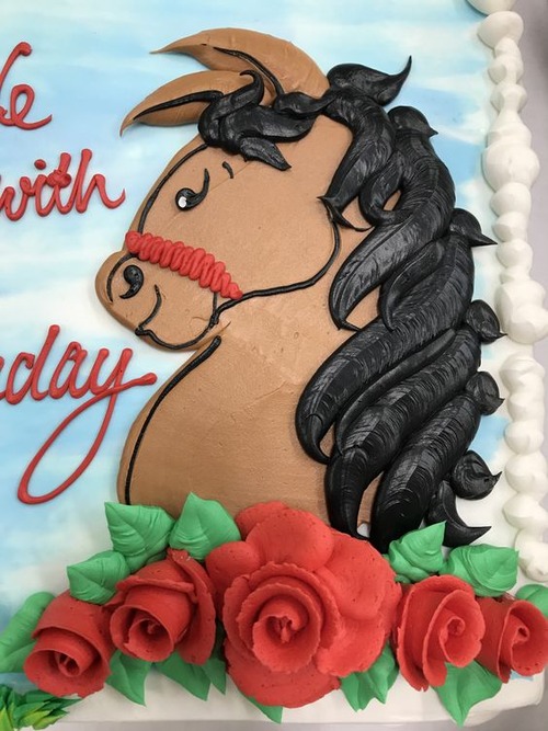 horse head cake - horse head cake design