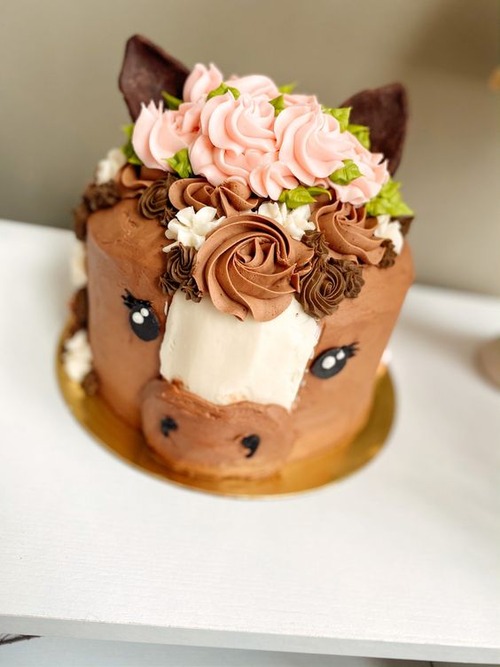horse themed cakes for adults - horse cake topper