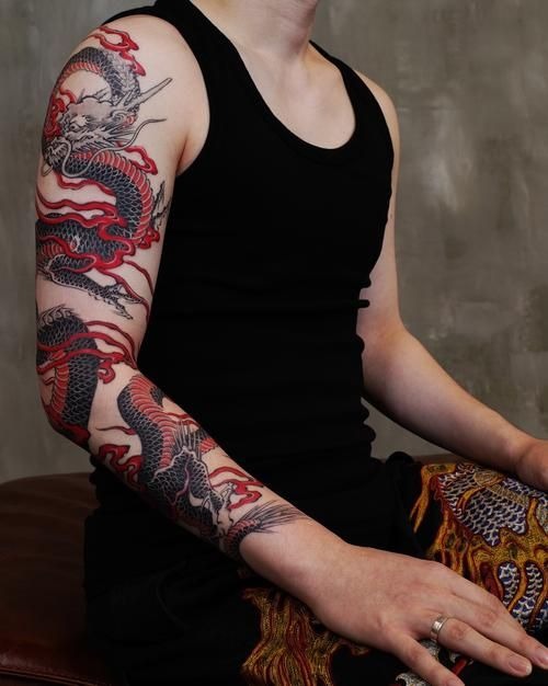 japanese dragon tattoo arm - japanese dragon tatto arm female