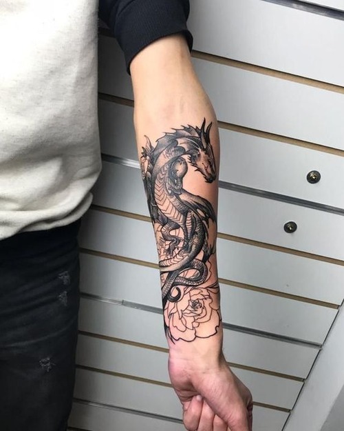japanese dragon tattoo arm - japanese dragon tatto arm male