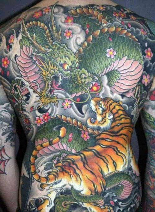 japanese dragon tattoo back - awesome japanese dragon tattoo