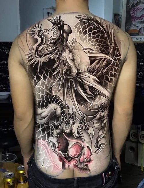 japanese dragon tattoo back - japanese dragon tattoo meaning