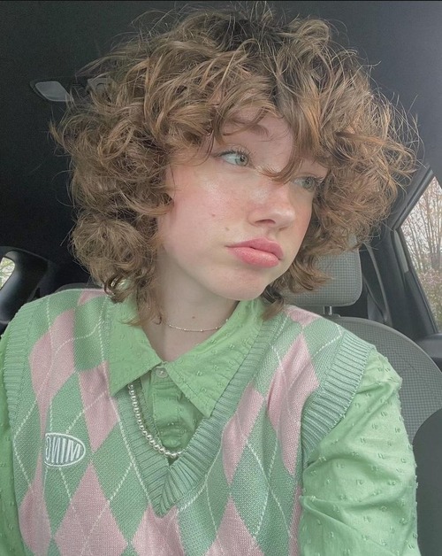 short fluffy curly hair - short fluffy curly hair straight