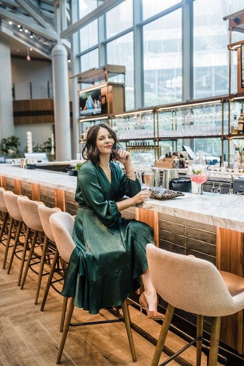 best winter wedding guest dresses - long sleeve dress for winter wedding guest