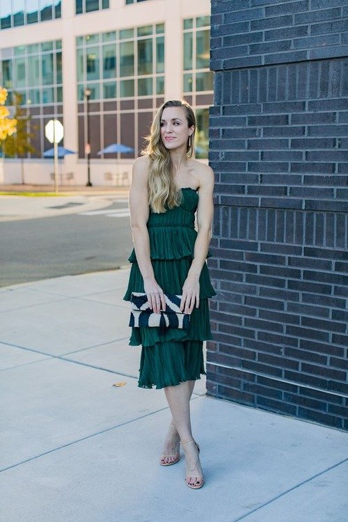 best winter wedding guest dresses - short sleeve dress for winter wedding guest