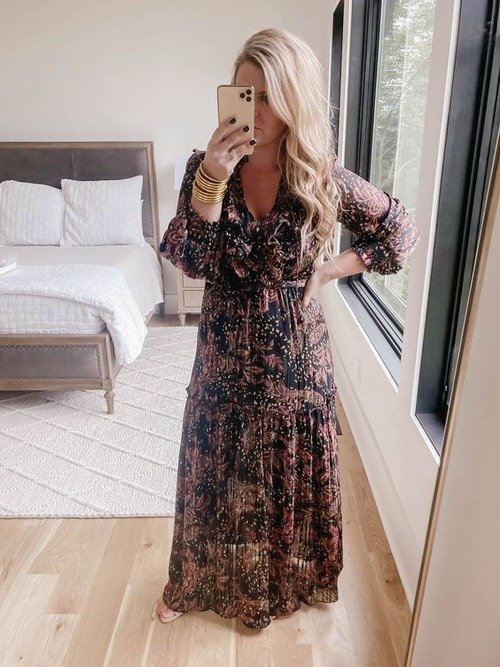 boho winter wedding guest dress - boho wedding guest dress