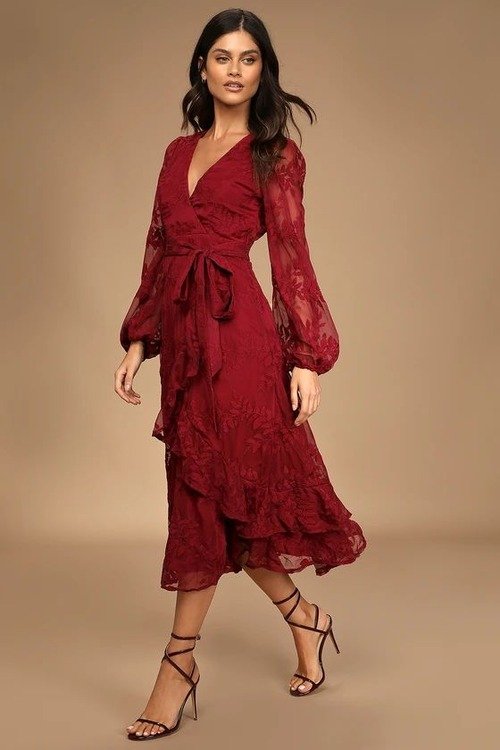 formal winter dresses for wedding guests - best winter dress for wedding guests