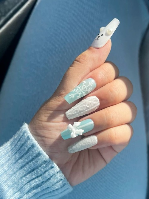 white winter wonderland nails - top winter wonderland nails