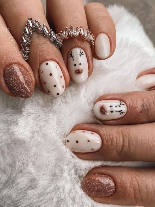 winter wonderland nail ideas - best winter nail ideas