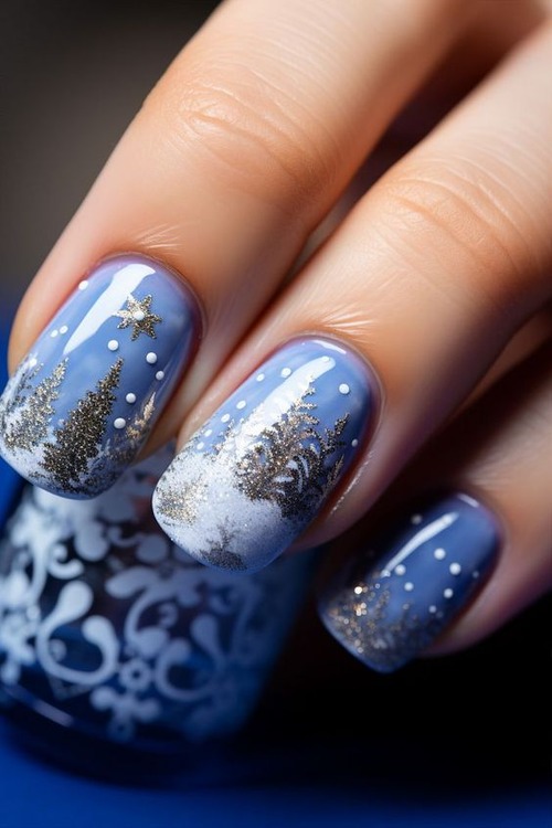 winter wonderland nail ideas - winter nails