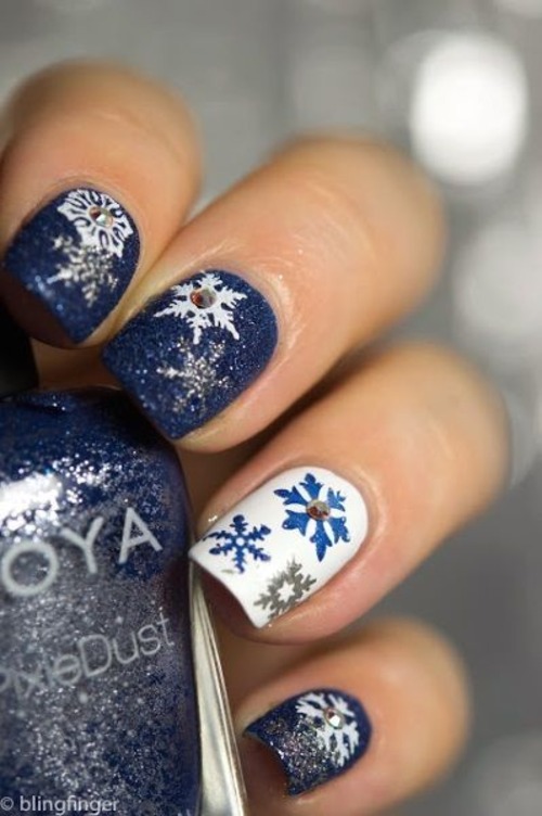 winter wonderland nail polish - winter nails