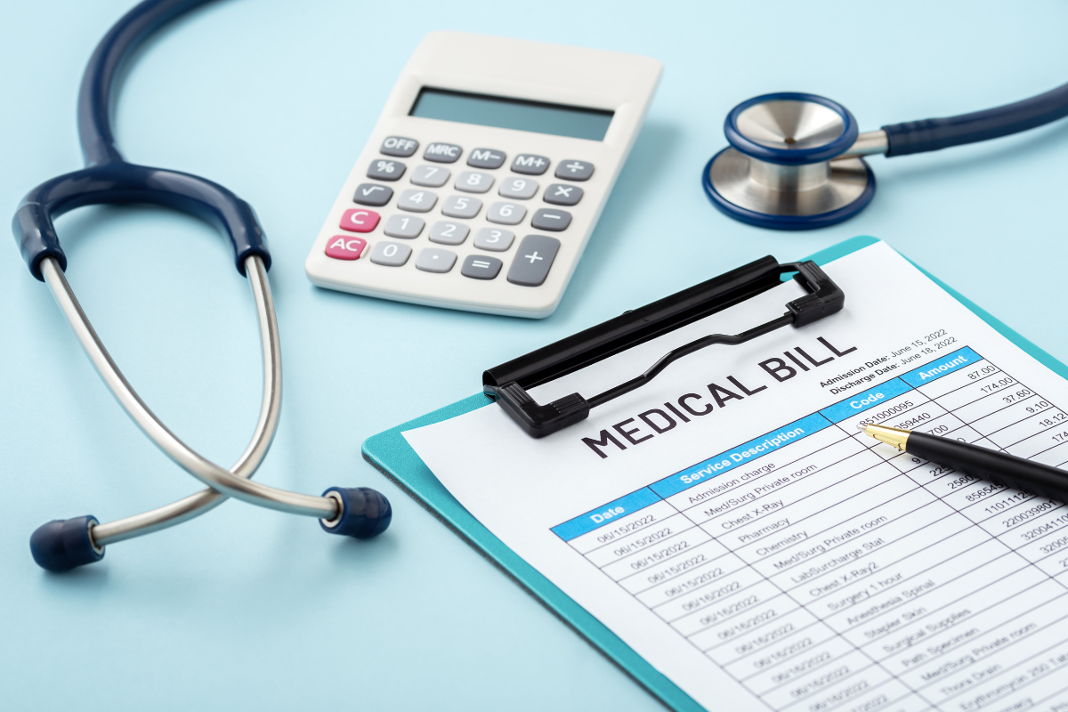 Medical bills examples
