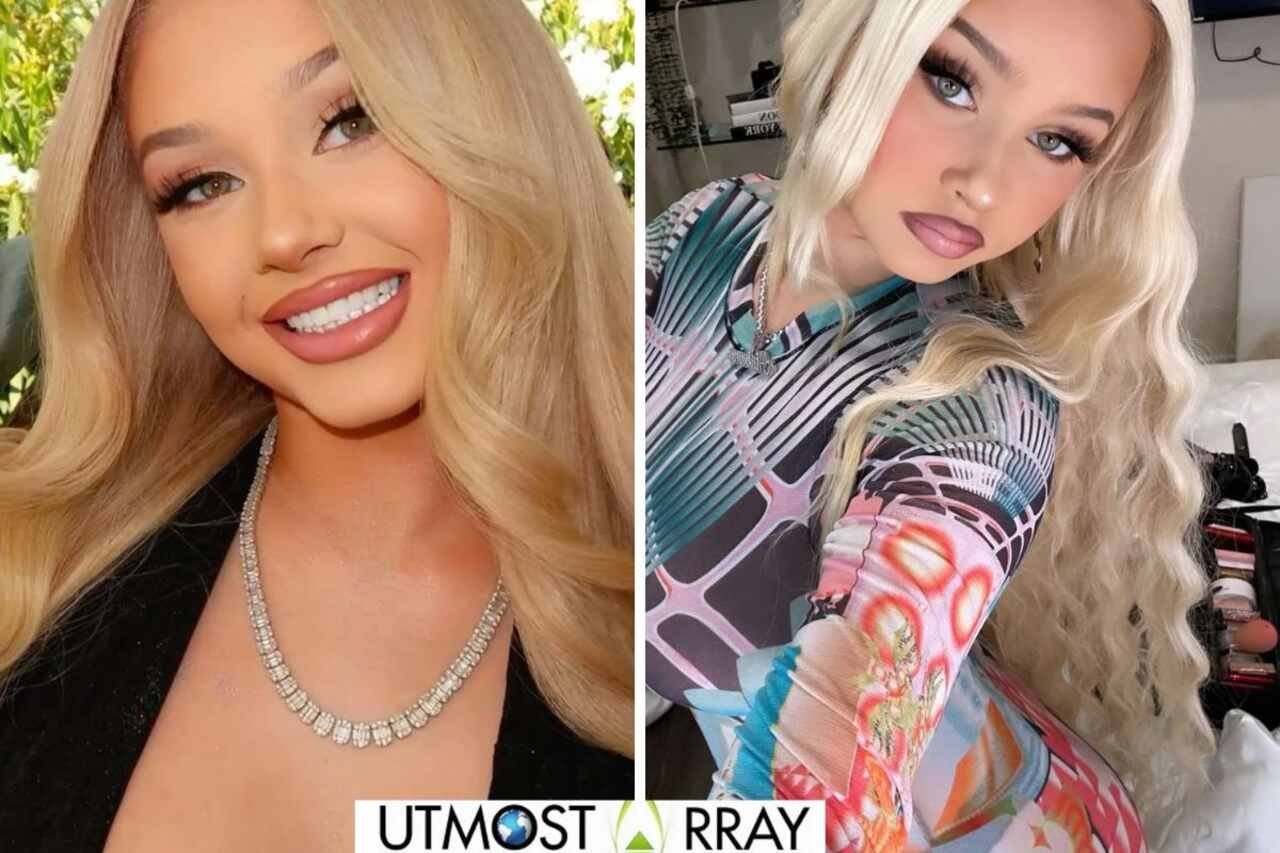 Alabama Barker smiling