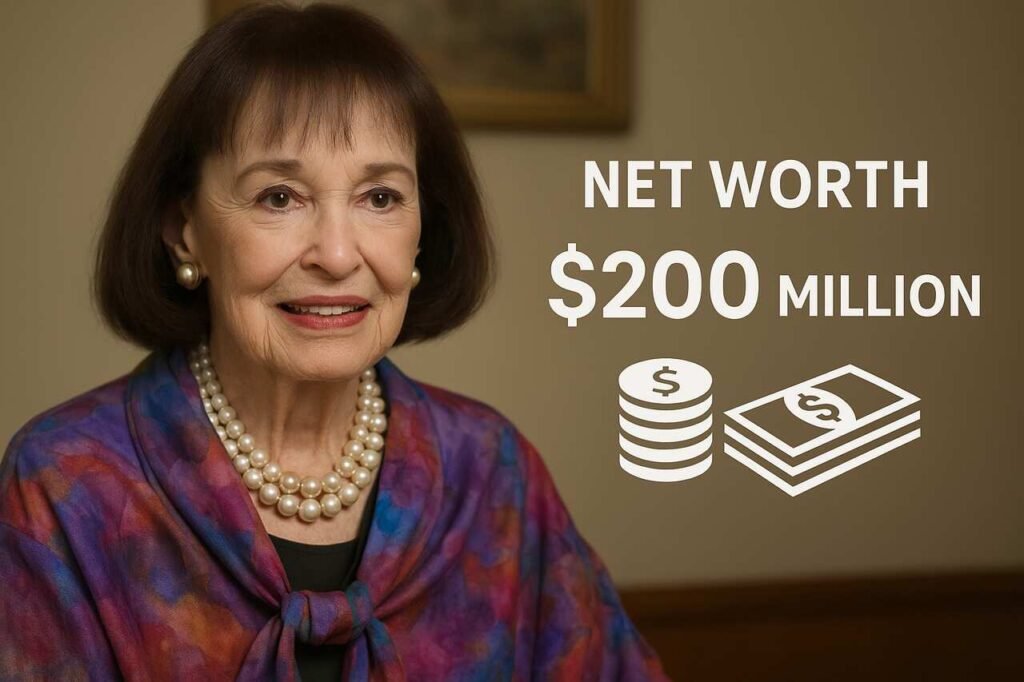 Gloria Vanderbilt Net Worth: Comprehensive Financial Breakdown and Legacy Overview Gloria Vanderbilt with $200 million net worth text and financial icons