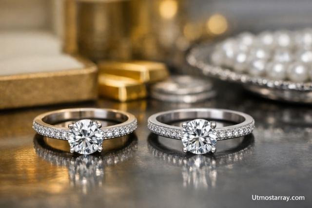 White gold vs silver engagement rings price comparison
