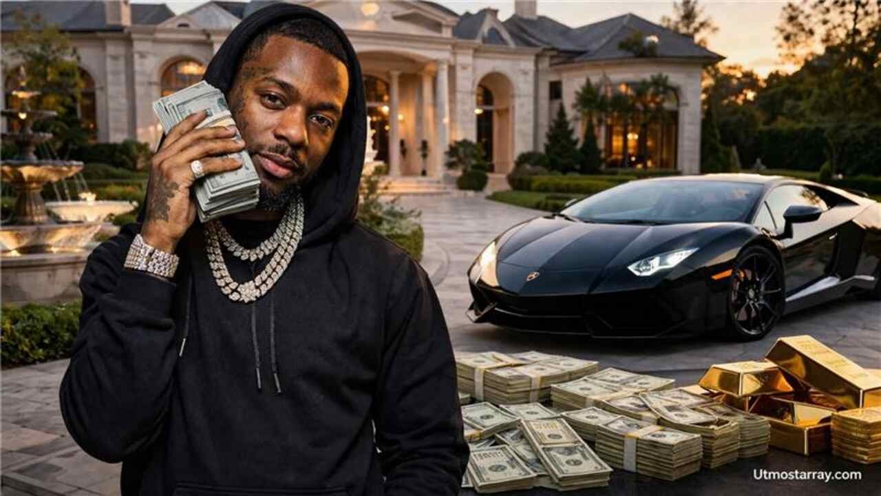 Ant Glizzy net worth luxury lifestyle image with Utmostarray branding