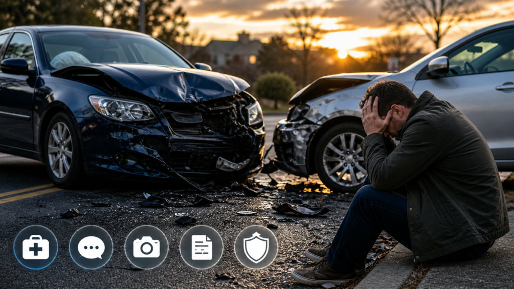 Common Mistakes to Avoid After a Major Collision Common mistakes to avoid after a major car collision scene.