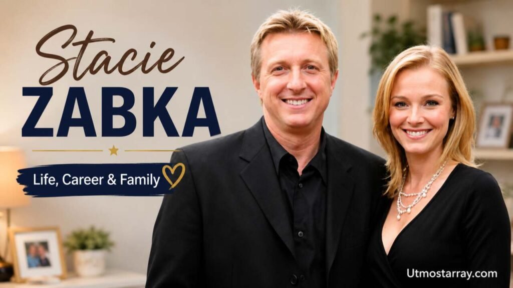 Stacie Zabka: Biography, Family, Marriage, Career, and Interesting Facts Stacie Zabka with William Zabka smiling together at an event