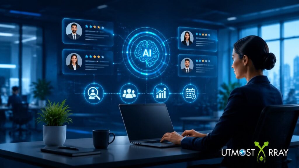 AI recruiting tools transforming talent acquisition in 2026.