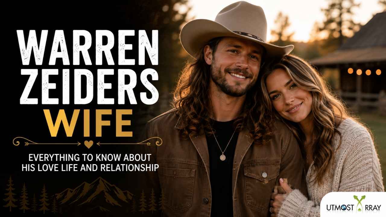 Warren Zeiders with his wife in a country-style portrait