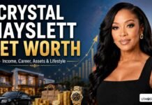 Crystal Hayslett Net Worth in 2026: Salary, Career, Income, and Wealth Breakdown Crystal Hayslett net worth in 2026 with salary, career, income, and wealth illustration
