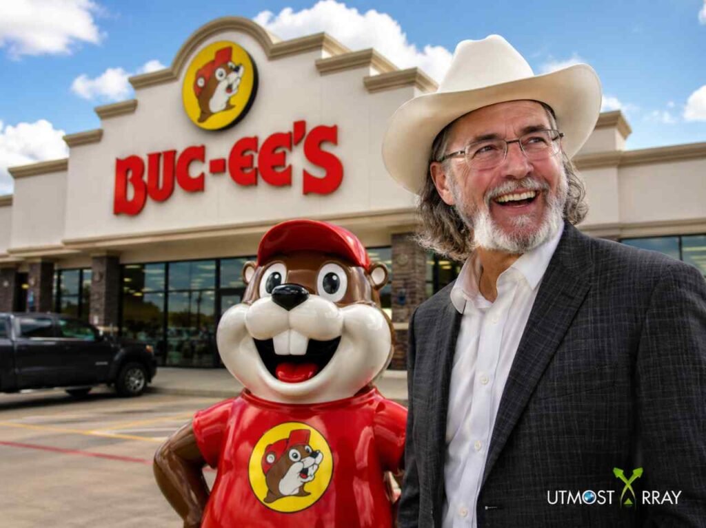 Owner of Buc-ee’s: Meet the Founders, Leadership, and Business Behind America’s Favorite Travel Center Arch "Beaver" Aplin III, owner and founder of Buc-ee’s, standing outside a Buc-ee’s travel center.