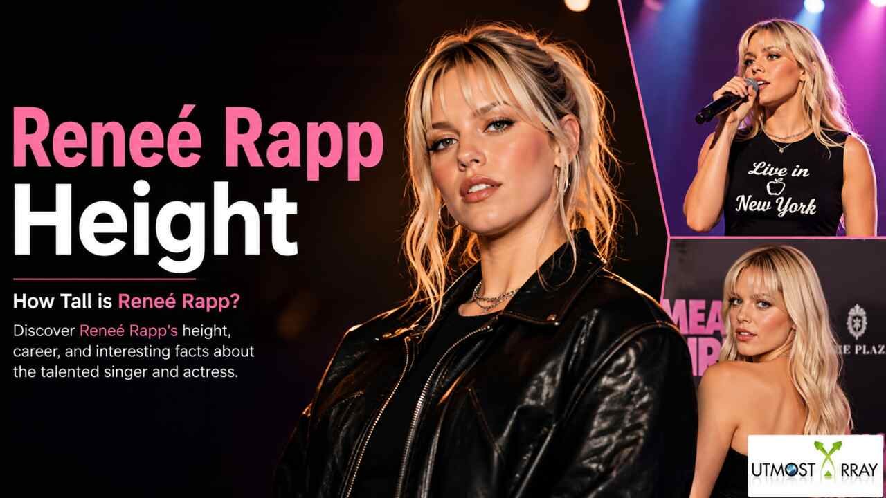 Renee Rapp height comparison with portraits from her music and acting career