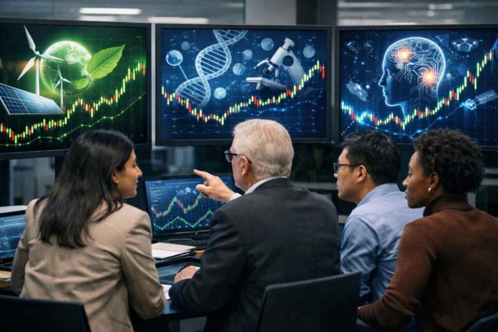 Thematic ETFs in Canada: A Comprehensive Guide for Investors Thematic ETFs in Canada investment portfolio featuring technology, clean energy, healthcare, and AI sectors
